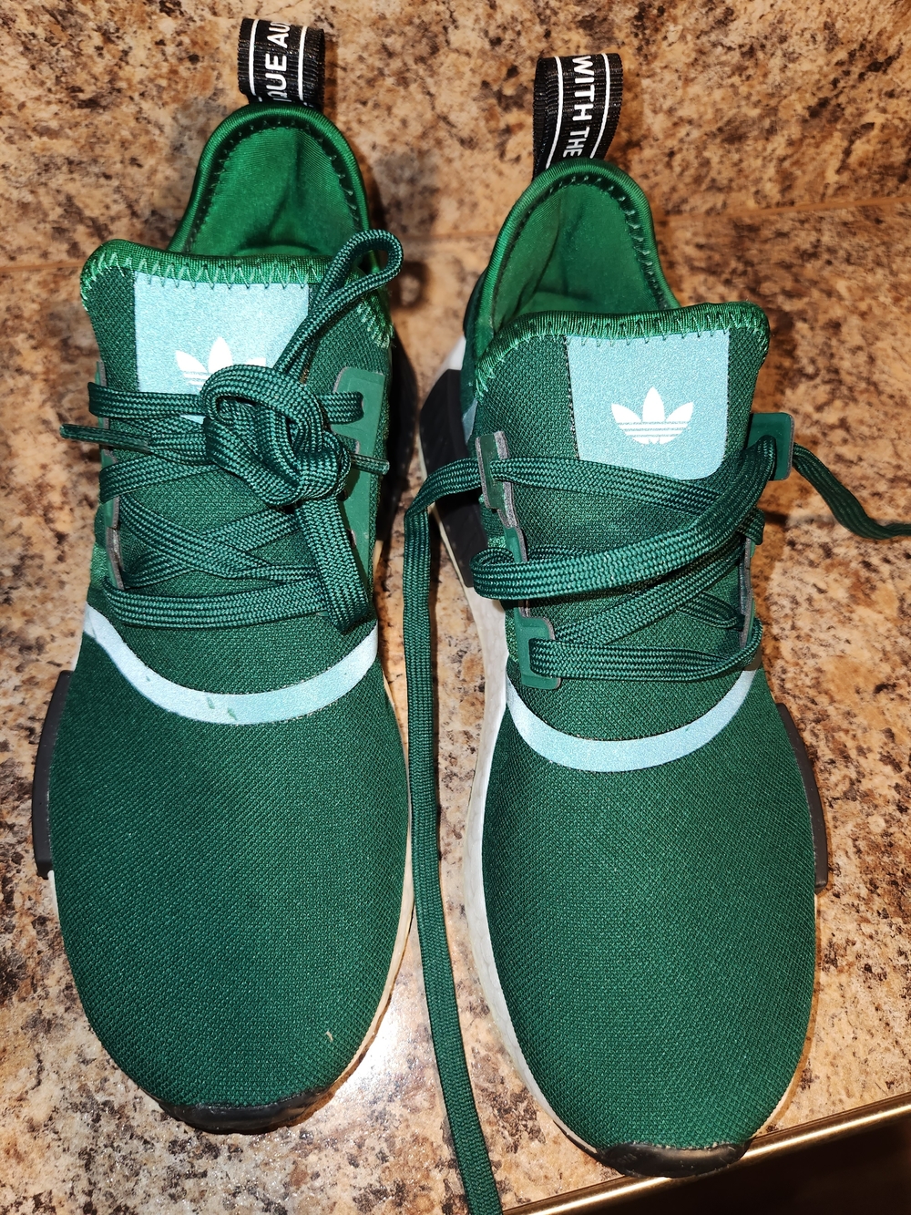 Adidas Green Athletic Shoes